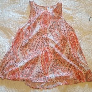 High low flowy tank